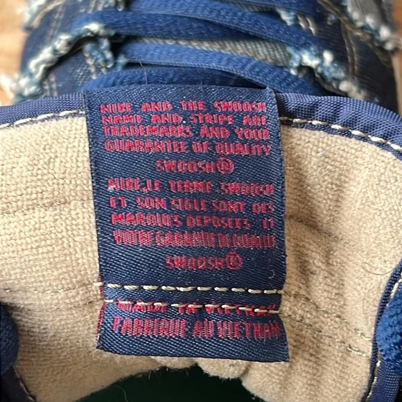 Nike SB Dunk High QS "Reese Forbes Denim" Sneakers - Picture 12 of 14